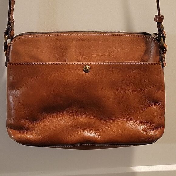 Patricia Nash Avellino Brown Crossbody  Leather Handbag  Bag - Picture 9 of 15